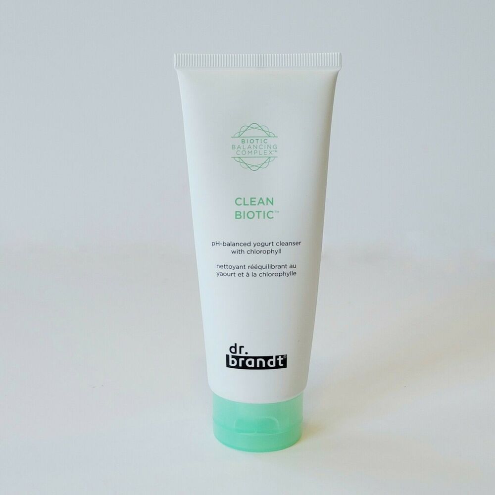 Dr BRANDT Clean Biotic Yogurt CLEANSER Chlorophyll 3.5oz/105ml new